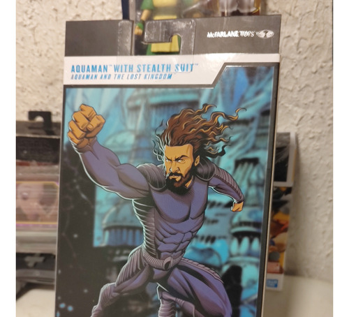 Dc Multiverse The Lost Kingdom Aquaman Stealth Suit (Usado)
