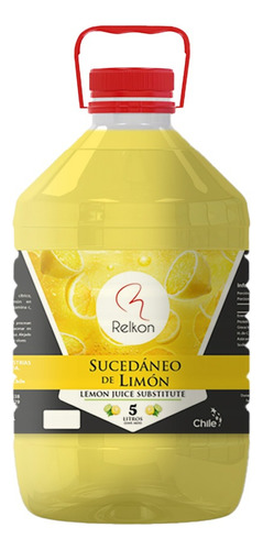 Aderezo De Limon - Galon Sucedaneo Limon 5 Litros Relkon