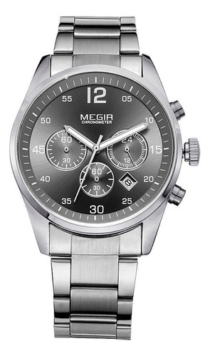 Reloj Megir 2010, Clásico Reloj De Cuarzo Inoxidable