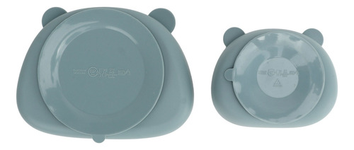 Plato De Alimentación Para Bebés Con Ventosa En Forma De Pan