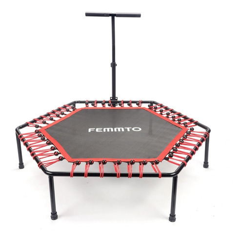 Imagen 1 de 9 de Mini Trampolin Gimnasia Fitness Jumping Minitramp Gym 1 M Color Rojo