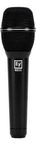 Microfono Electro Voice Nd86 Dinamico Supercardioide Vocal Color Negro