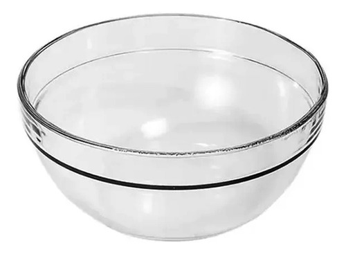 Ensaladera Bowl De Vidrio Flint 17 Cm Apilable Silmar