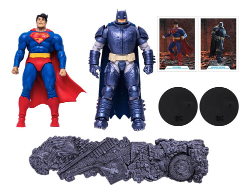 Superman Vs Armored Batman Dc Multiverse 19cm Mcfarlane