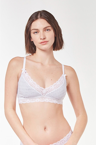 Corpiño Bralette De Algodón Marca Promesse 77054