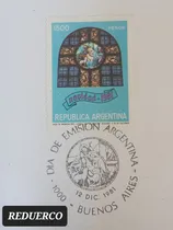 Comprar Cuader. Día Emisión Estampilla Navidad 1981 Iglesia Tucumán 