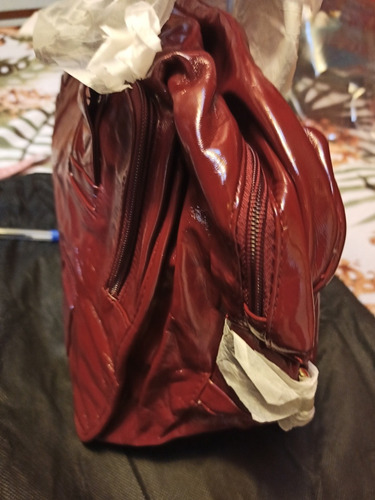 Imagen 3 de 8 de Bolso Color Vino L'bel Nuevo