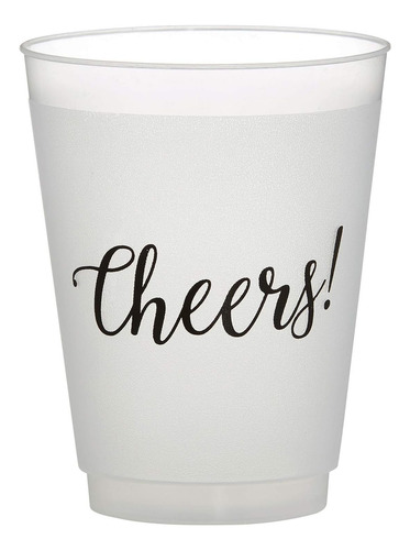 Sb Design Studio Sips Drinkware-16-ounce Frosted Plastic Vas