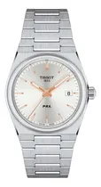 Comprar Reloj Tissot Prx 35mm | Acero | Carátula Plateada Color Del Fondo Plateado