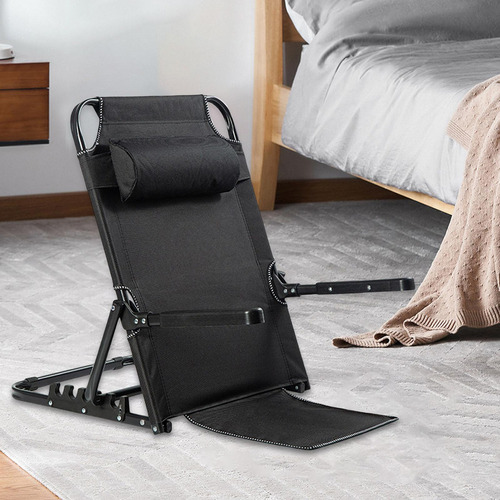 Respaldo De Cama Plegable Ajustable Lazy Floor Silla Soporte