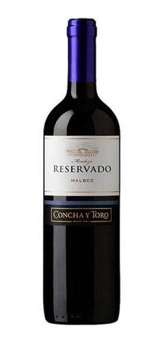 Vinho Tinto Malbec Reservado Concha Y Toro 750ml