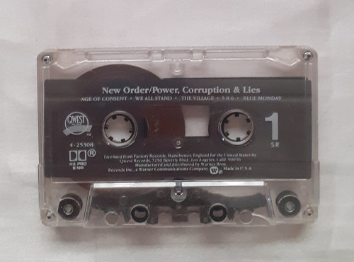 New Order Power Corruption & Lies Cassette Original Oferta 