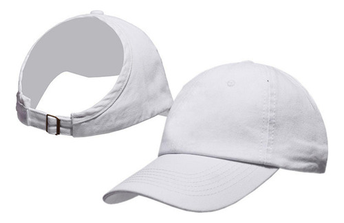 Gorra De Béisbol Con Cola De Caballo Sin Espalda Para Mujer