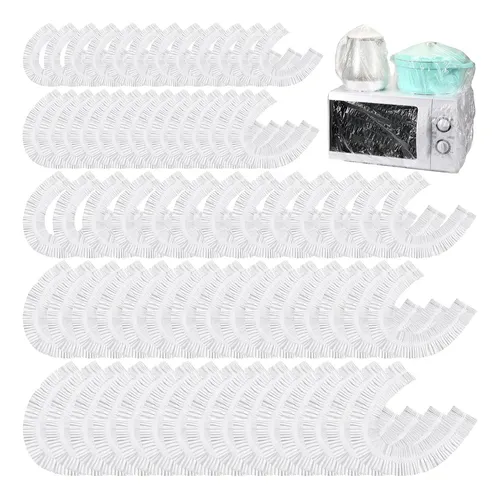 100 Piezas Cubiertas Transparentes Desechables Electrod...