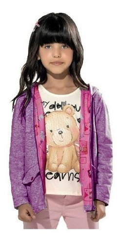 Jaqueta Blusa Cardigan Infantil Inverno Menina Tamanh 1 A 12