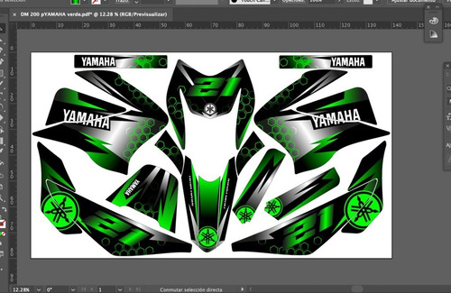Stickers Para Moto Mb Terra150c Mod-155