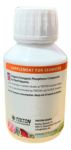 Phosphorus 100ml Triton P Beta Fosfato Acuario Marino