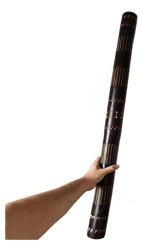 Palo Lluvia Grande Tallado Artesanal Bambú Marca Erilio #80
