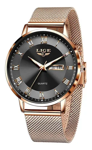 Reloj Lige 10049 On Elegante Ideal Regalo Unisex Caja Env o gratis