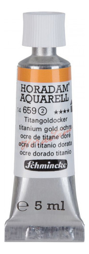 Tinta Aquarela Horadam Schmincke 5ml S2 Titanium Gold Ochre