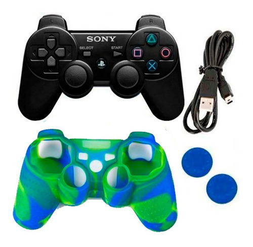 Control Sony Ps3 Inalambrico Play Station3 + Cable + Forro