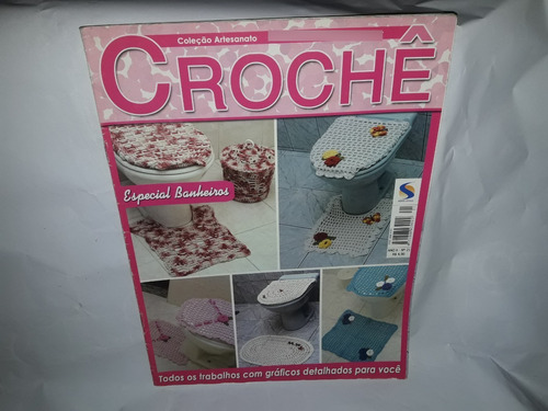 Revista Coleção Artesanato Crochê Especial Banheiros