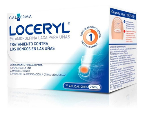 Loceryl Laca 5% 2.5ml - g a $62130