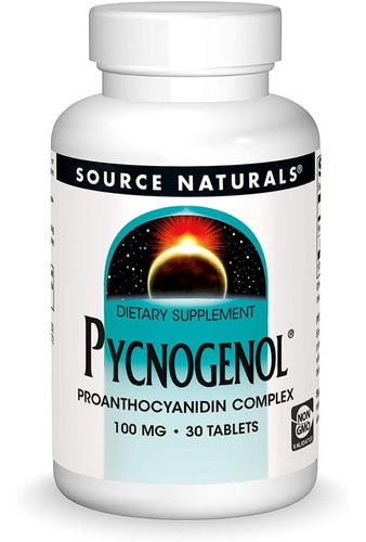 Pycnogenol 100 Mg Source Natura - Unidad a $9763