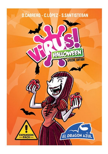 Virus! Halloween Expansión Juego De Cartas El Dragon Azul