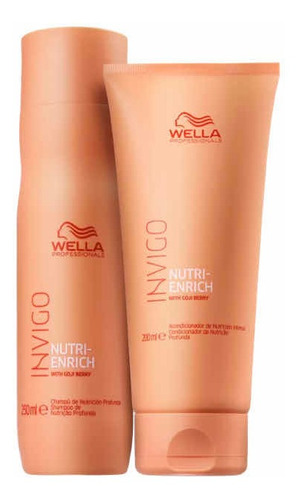 Wella Invigo Nutri Enrich Shampoo 250 Ml Condicionador 200ml