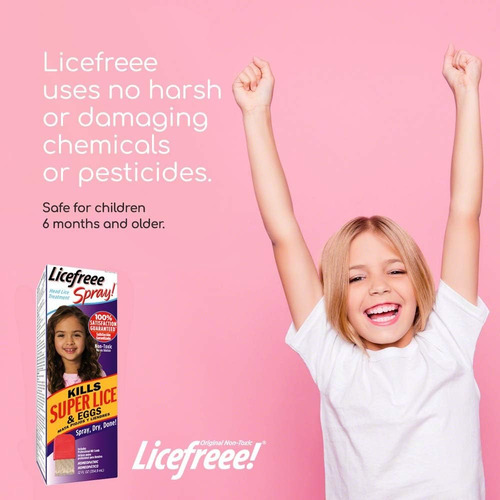 Spray En Aerosol Instantáneo Para Piojos. Licefreee
