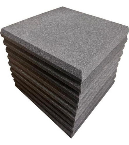 Espuma Acustica Lisa 50cmx50cmx5cm 15 Placas IMPAKTCOM