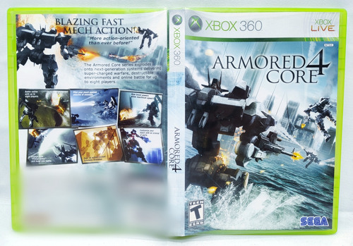 Armored Core 4 Xbox 360 FĂsico Completo Con Manual (Usado)