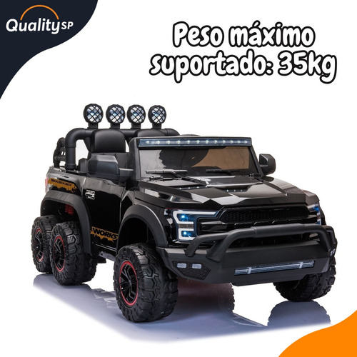 Mini Carro Elétrico Infantil Picape 12v Motorizado Luzes/som