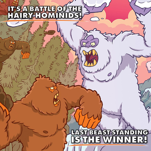 Juego Bigfoot Vs. Yeti Splat Attack Funny Cryptid Showdown 6