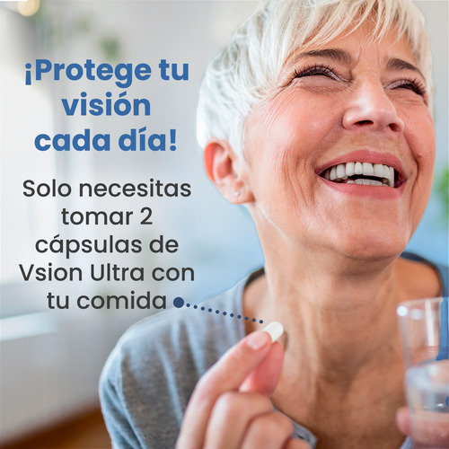 Pack 3 frascos de Vsion Ultra Laboratorios Wöhl 60 Cápsulas a base de Luteina y Zeaxantina