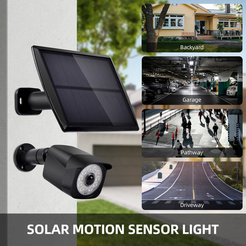 Lâmpada Led Com Sensor De Alimentação Externa Solar Motion 1
