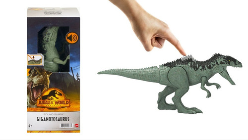 Imagen 1 de 2 de Dinosaurio Figura Muñeco Jurassic World Giganotosaurus Jugue