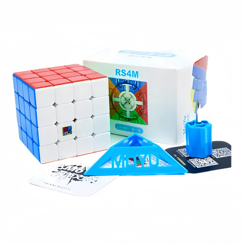 Moyu Rs4m Cubo Mágico 4x4x4 Magnético Profesional Juguetes