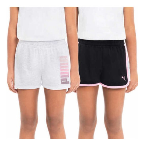 Shorts Para Niña Puma X2 - Original Importada