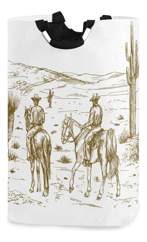 Western Wild West Desert With Cowboys - Cesta Grande Para Ro