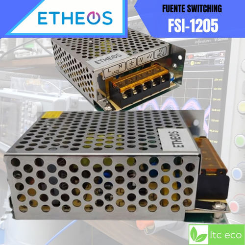 Imagen 3 de 9 de Fuente Switching 12v 5a Regulada C/ Protección Led Cctv 60w