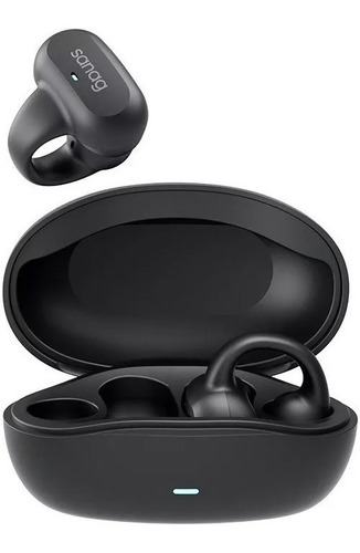 Audifonos Auriculares De Conducción Ósea Sanag Z50s Pro Color Negro