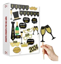 Comprar Kit Imprimible Año Nuevo Fin De Año Photo Props Carteles