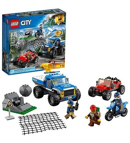 Suciedad Lego City Police Carretera Persecución Kit 60172 Ed