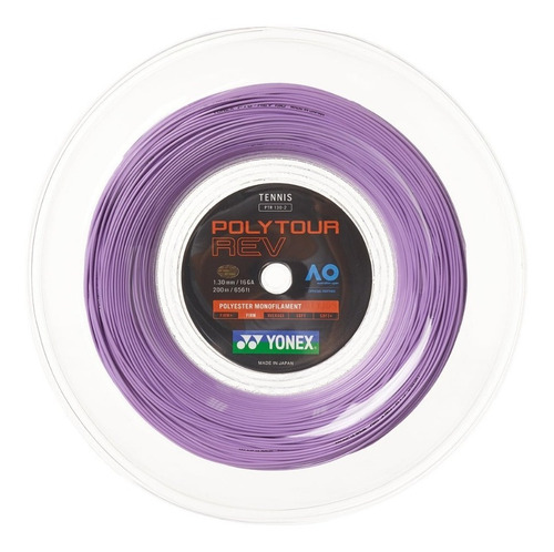 Cuerda Para Raqueta Yonex Polytour Rev 1.25mm Purple Reel