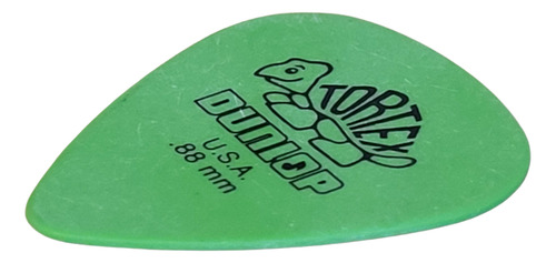Palheta Tortex Dunlop U.s.a Verde .88mm Unidade