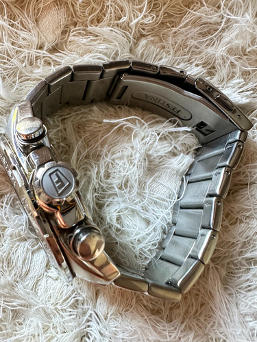 Reloj Festina F164883 Hombre Cronógrafo De Cuarzo Plateado Plateado Negro