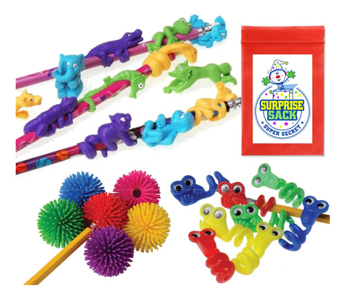 36divertidos Lpices Fidget Toppers Con 1super Secreto Sorpre