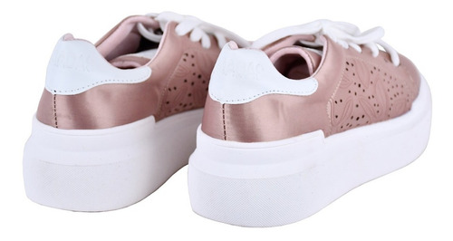 Tenis Mujer Plataforma Piel Sintetica Sneakers Casual Moda